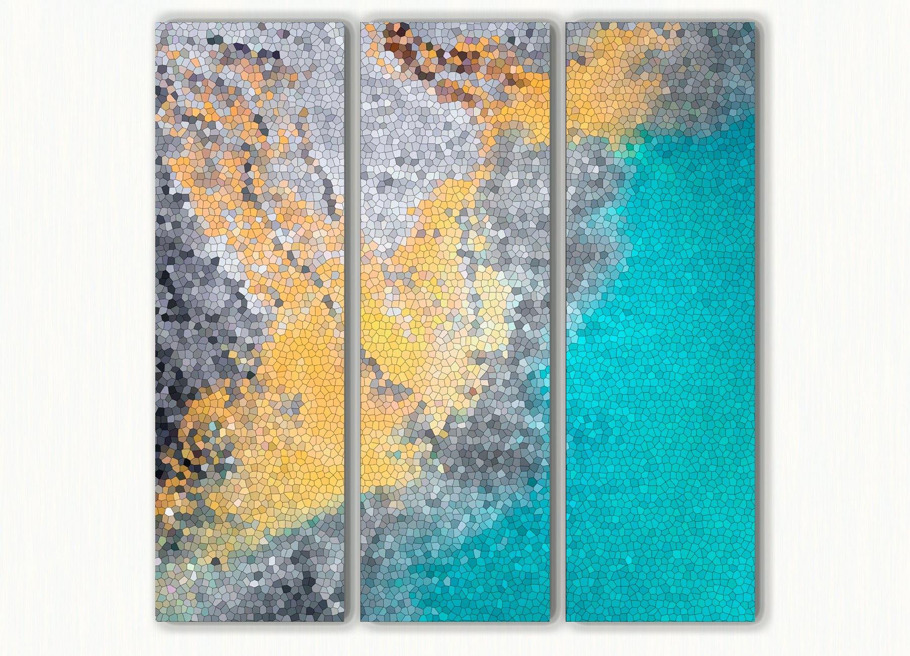 Abstract design akoestisch drieluik